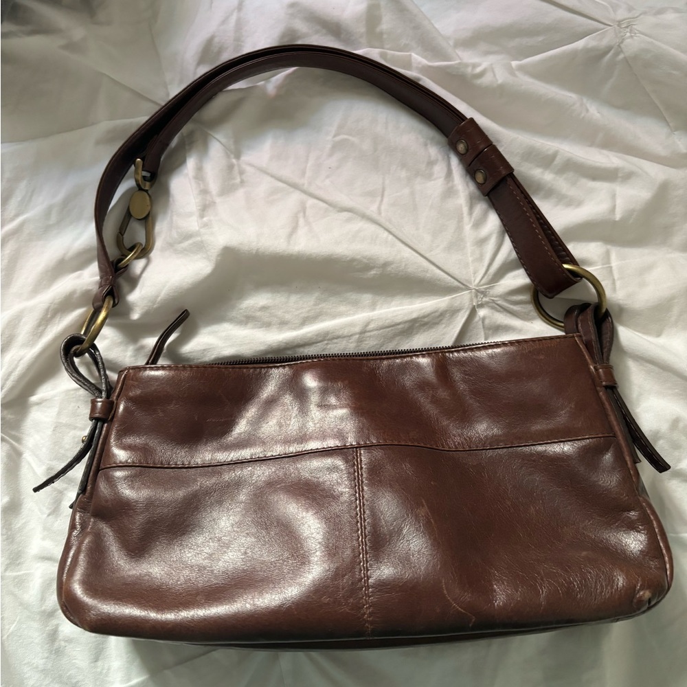 Brown leather Derek Alexander bag